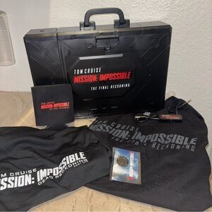 Mission Impossible The Final Reckoning Popcorn Bucket Promo L Shirt & EXTRAS